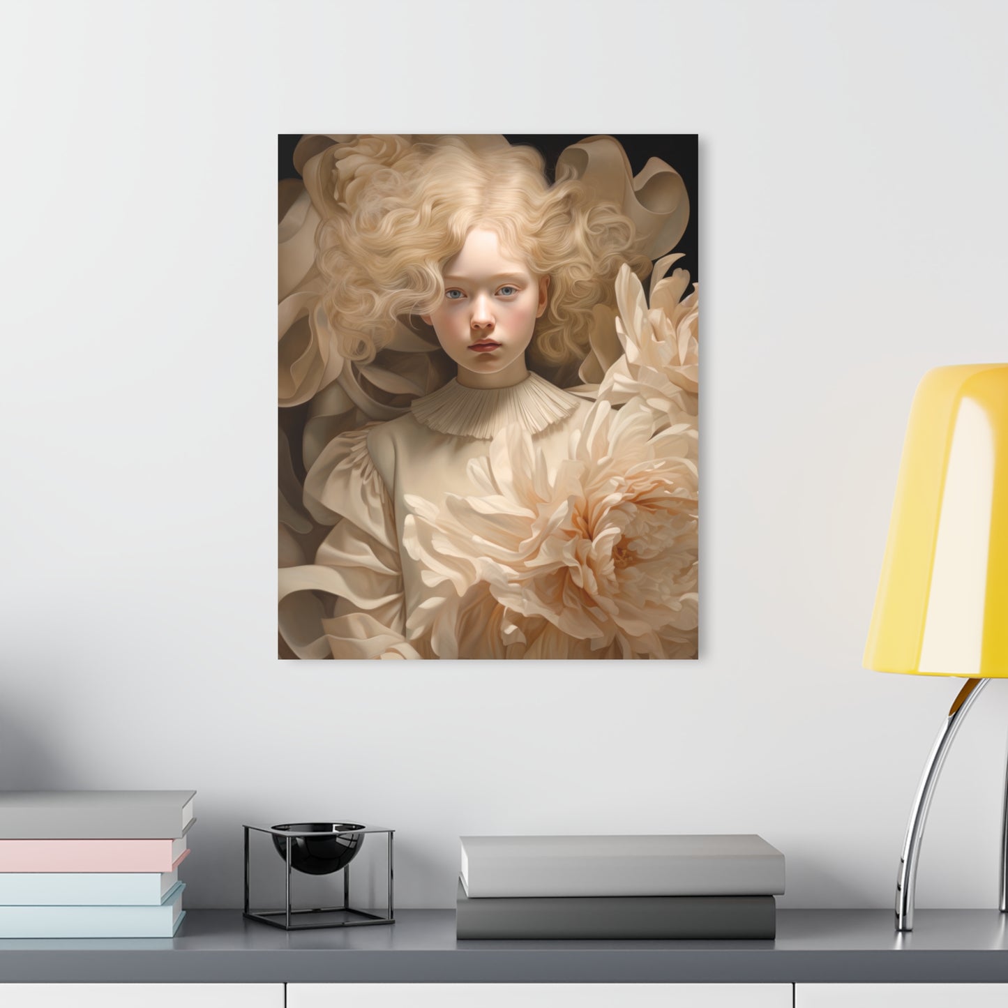 Acrylic Prints (French Cleat Hanging), Alabaster Whorl (23-6842)