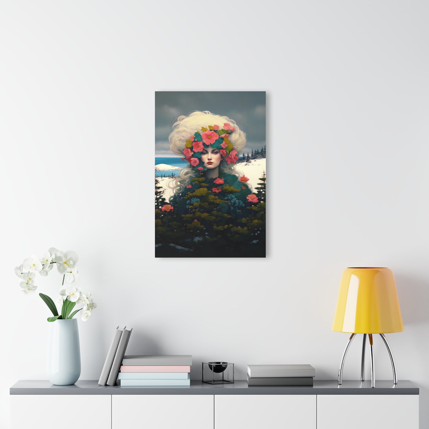 Acrylic Prints (French Cleat Hanging), (23-7304) Winter Bloom Sovereign