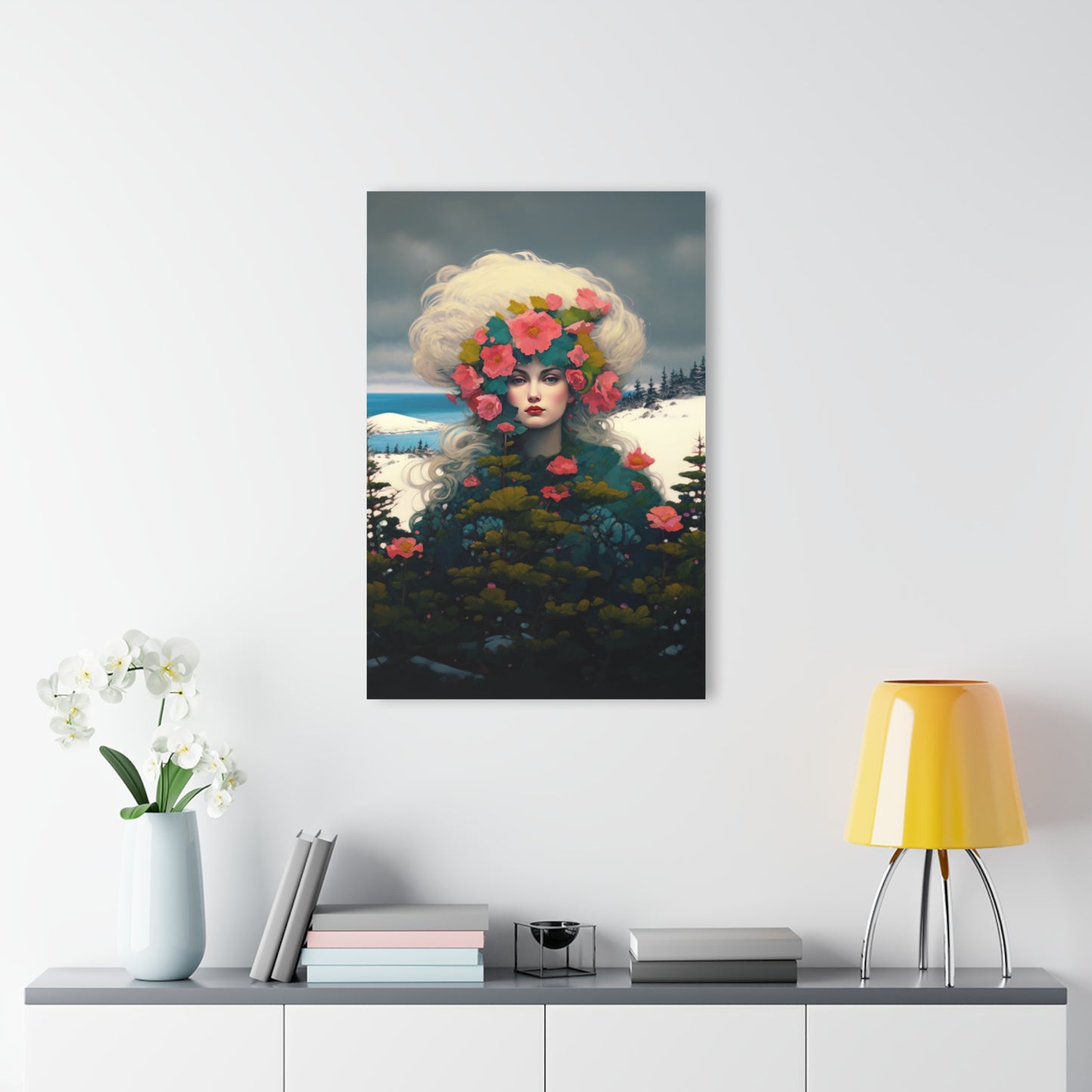 Acrylic Prints (French Cleat Hanging), (23-7304) Winter Bloom Sovereign