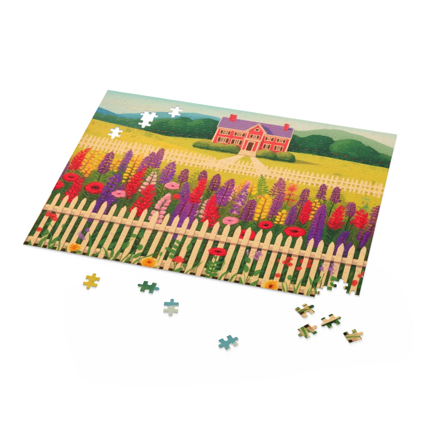 Jigsaw Puzzle (120, 252, 500-Piece), Country Charm (23-5307)