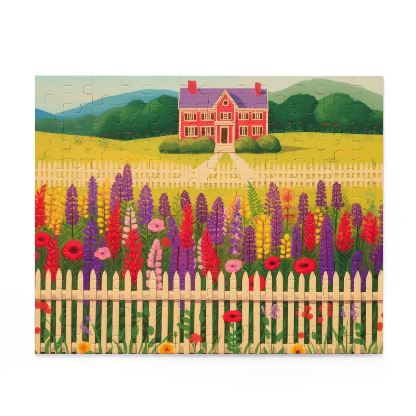 Jigsaw Puzzle (120, 252, 500-Piece), Country Charm (23-5307)