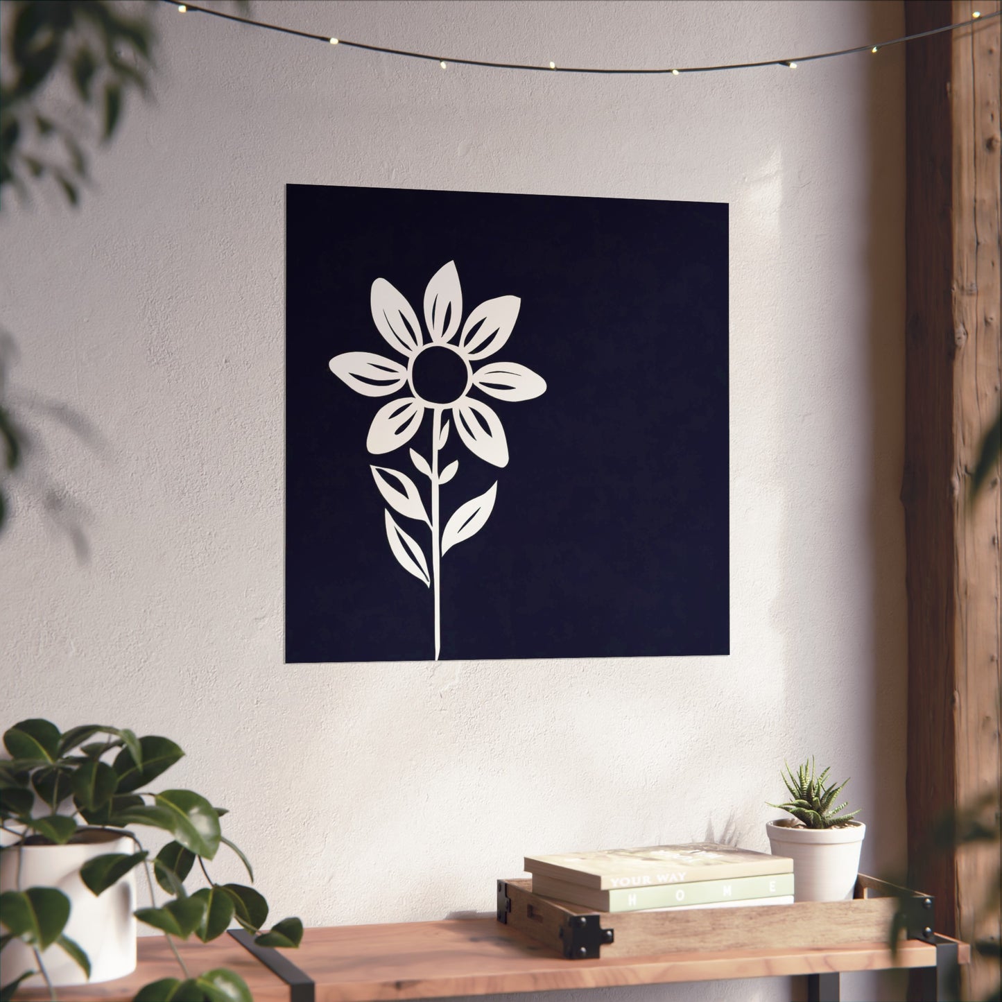 Matte Vertical Posters, Nocturnal Bloom (234099)