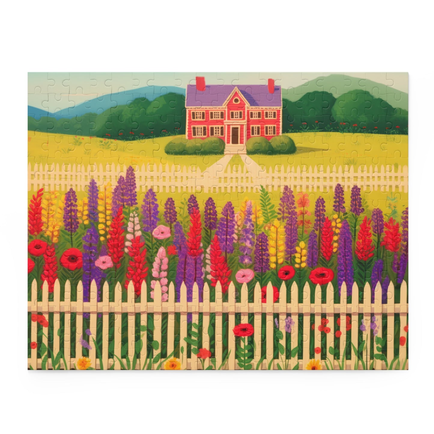 Jigsaw Puzzle (120, 252, 500-Piece), Country Charm (23-5307)