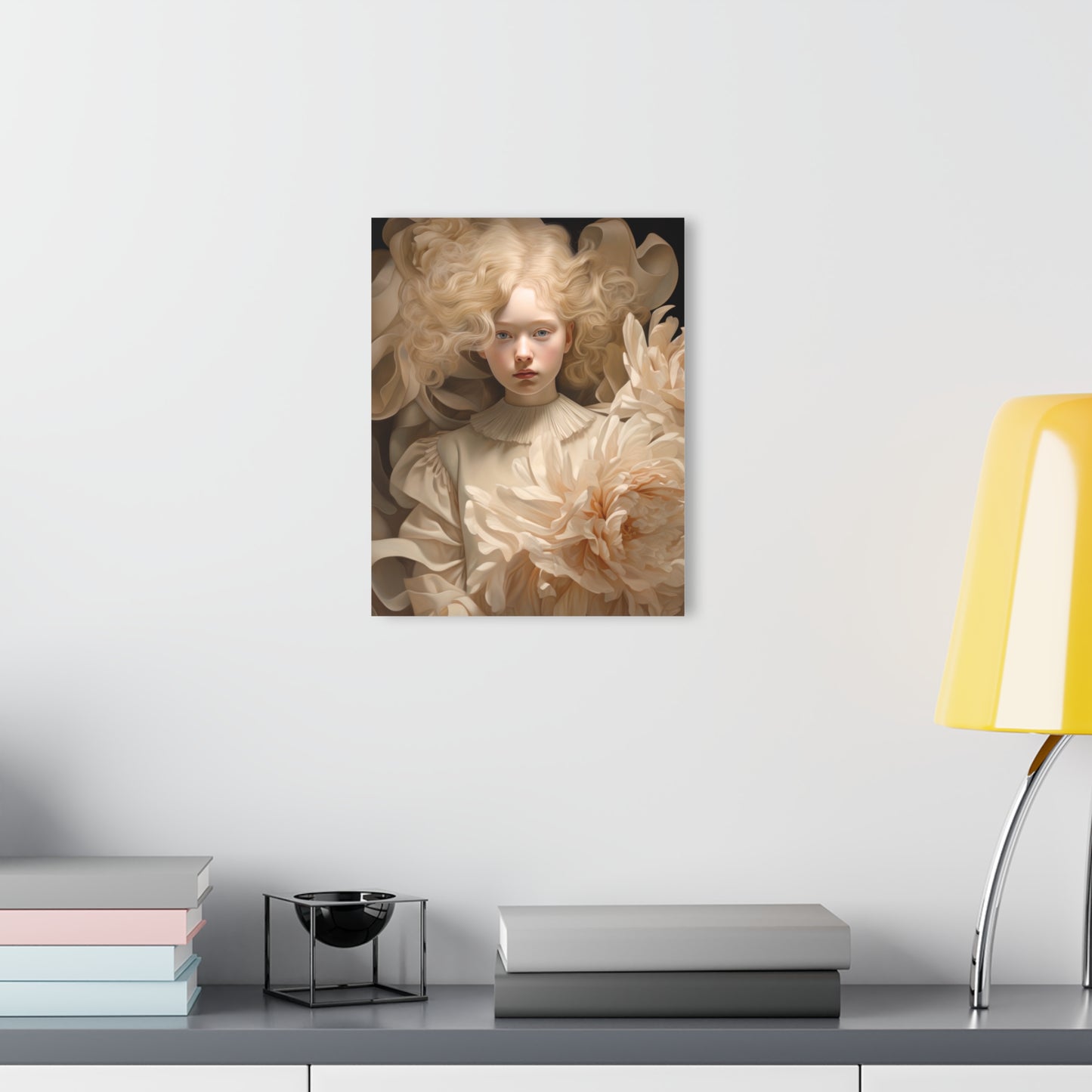 Acrylic Prints (French Cleat Hanging), Alabaster Whorl (23-6842)