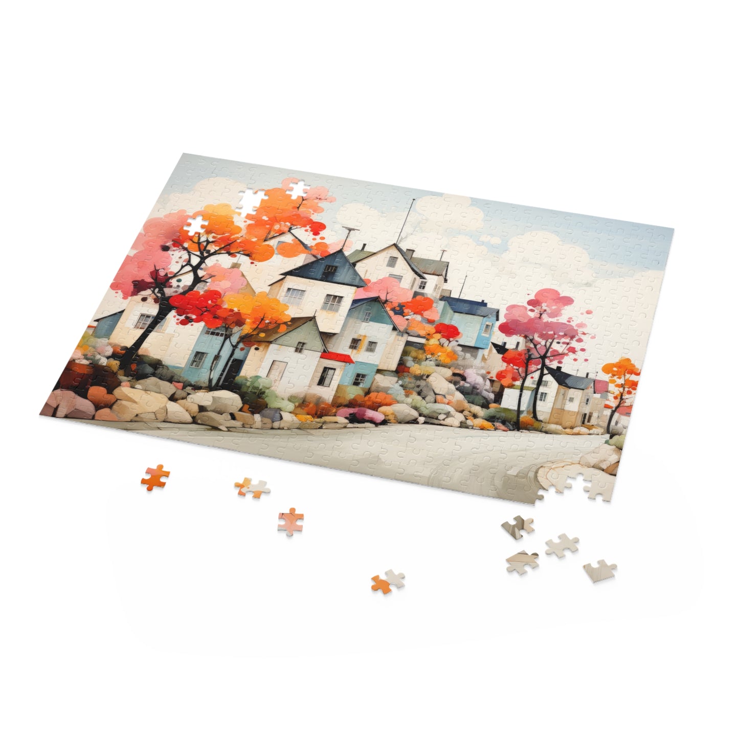 Jigsaw Puzzle (120, 252, 500-Piece), Autumn Whimsy (23-5313)