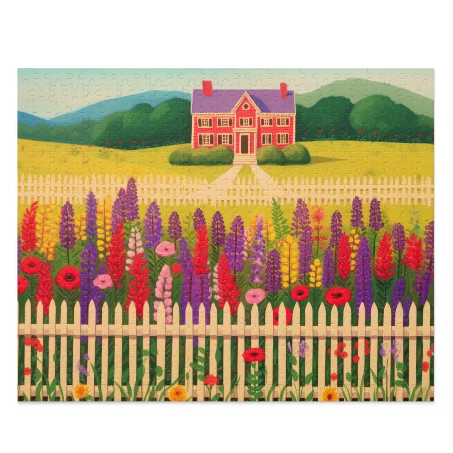 Jigsaw Puzzle (120, 252, 500-Piece), Country Charm (23-5307)